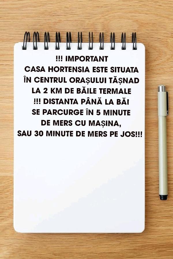 Casa Hortensia Tasnad Εξωτερικό φωτογραφία